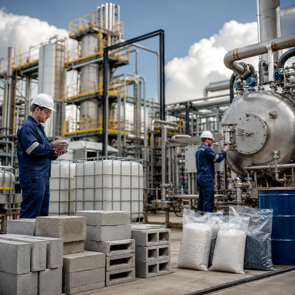 Illustrative carbon conversion industrial context